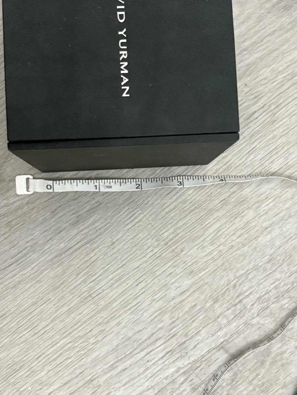 David Yurman Black Jewelry Gift Box with Branded Ribbon